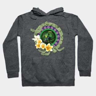 Amazon Parrot Yellow Nape Amazon Art Nouveau Hoodie